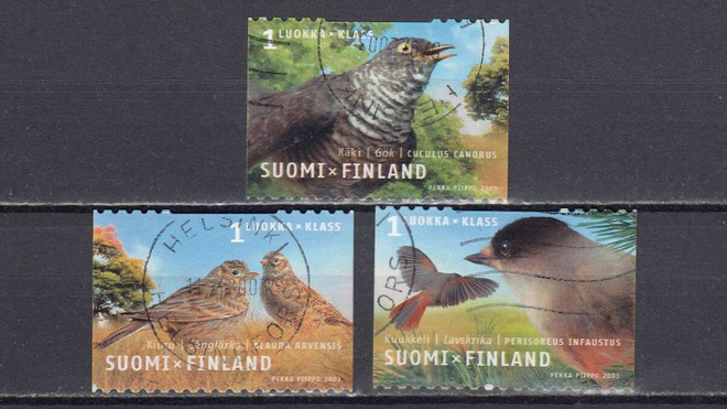 2003 Lape 1630 - 1632 Maakuntalintuja
