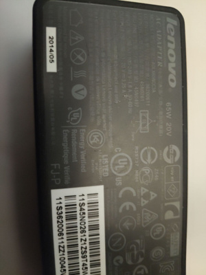 Lenovo laturi 20v 3,25a