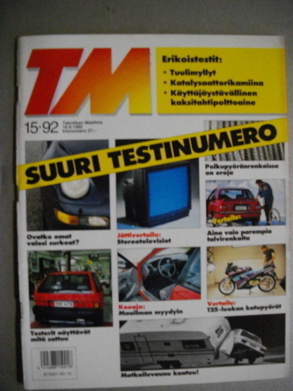 Tekniikan Maailma Nro 15/1992 (7.2)