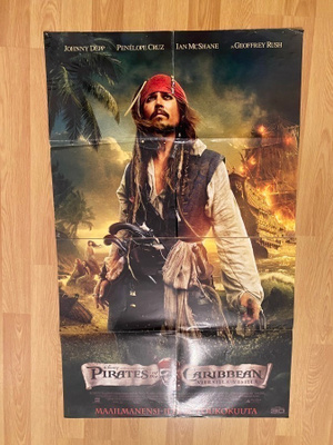 Johnny Depp Pirates of the Caribbean juliste