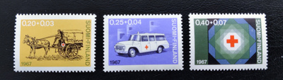 1967 Punainen risti sarja **
