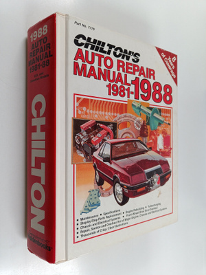 Alan F. Turner : Chilton's auto repair manual 1981-1988