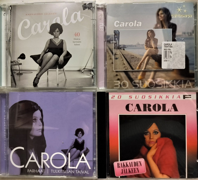 CAROLAN CD-LEVYJÄ 4 kpl,joista 3 TUPLACDtä eli yhteensä 7 CD