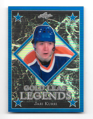 2017-18 Leaf Gold Leaf Legends Blue /10 #GLL-31 Jari Kurri