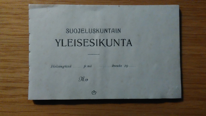 Suojeluskuntain Yliesikunta lappu