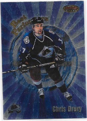 98-99 Bowman`s Best Performers #BP7 Chris Drury Colorado Avs