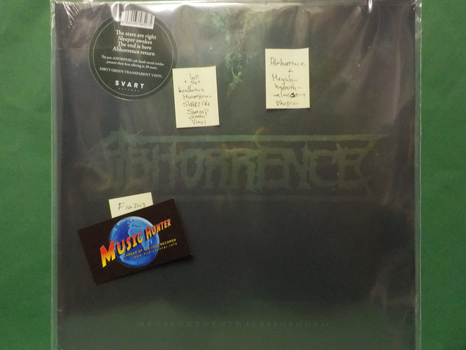 ABHORRENCE - MEGALOHYDROTHALASSOPHOBIC - FIN 2018 UUSI LP