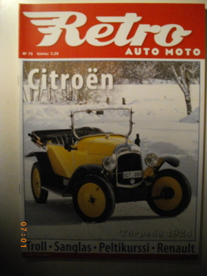 Retro auto moto lehti Nro 75/ (26.2)