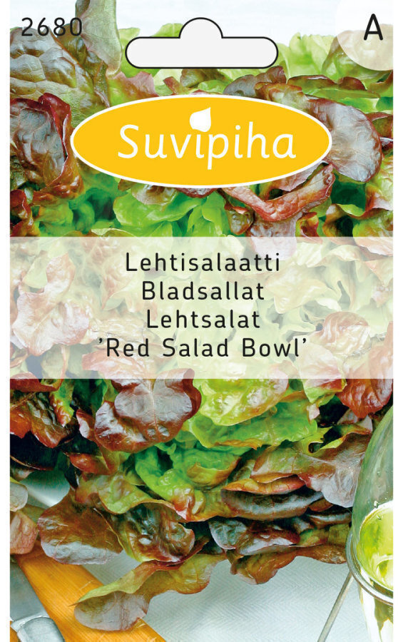 Lehtisalaatti "RED SALAD BOWL" siemenet #