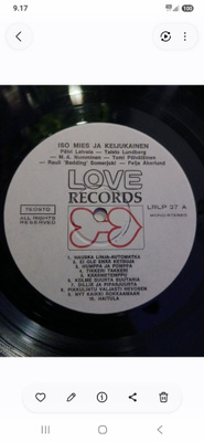 Iso Mies Ja Keijukainen - LP [ M.A. Numminen YM. ] 1. Painos