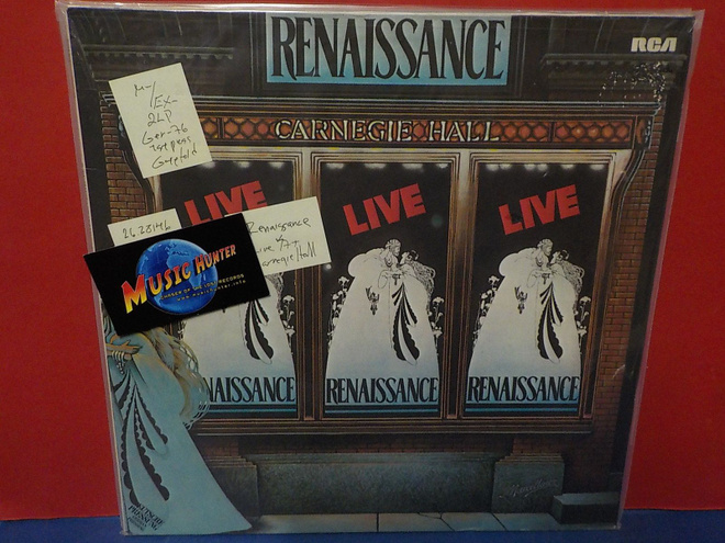 Renaissance - Live At Carnegie Hall M-/EX- 2LP