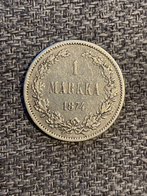 Suomi Markka 1874 Hopeaa 868