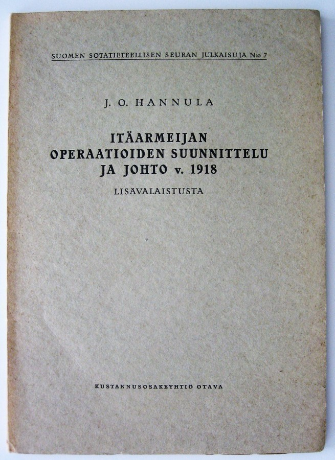 Itäarmeija operaatioiden suunnittelu ja johto v.1918