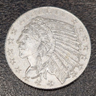 1/10 oz 999 Hopea raha Indian head gold coin tribute - pikkukuva 1