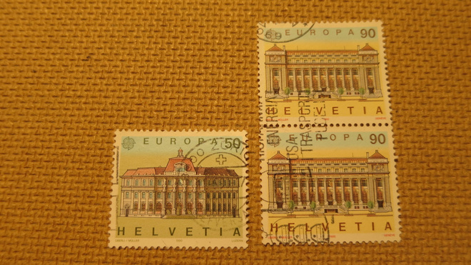 Sveitsi 1990: Europa - postitoimistoja