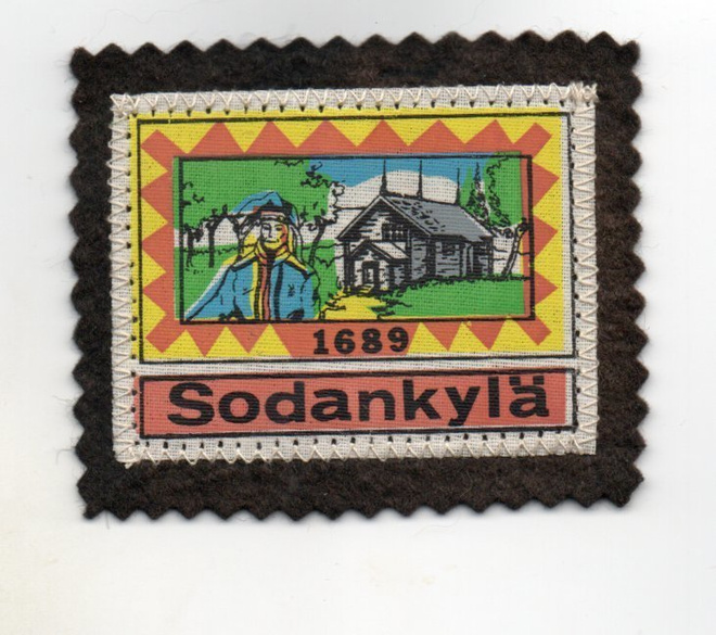 Sodankylä: Matkailu /hihamerkki  (kangasta)