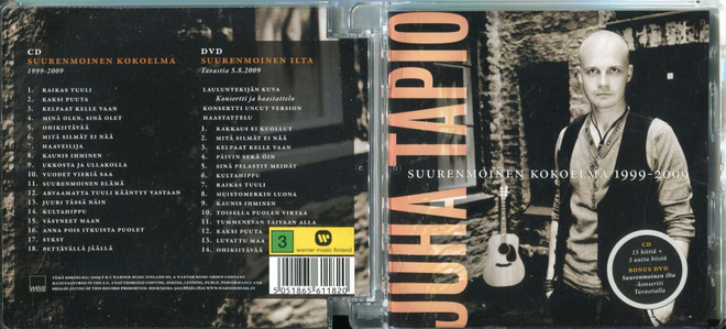 JUHA TAPIO . CD + DVD - LEVYT . SUURENMOINEN KOKOELMA