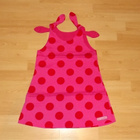 Herkullinen Polka Dot kesämekko 122/128cm, käsityötä! - pikkukuva 1
