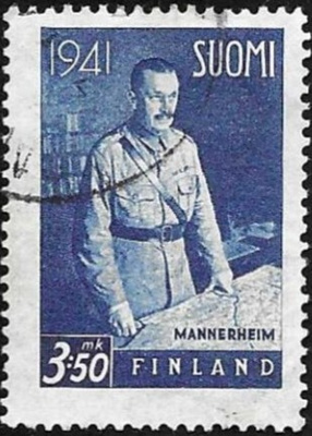 1941 Mannerheim 3:50 mk leimattu LaPe 252 W I 19 mm