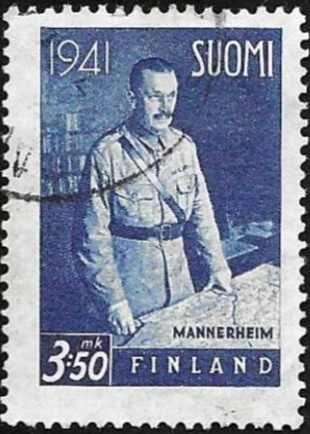 1941 Mannerheim 3:50 mk leimattu LaPe 252 W I 19 mm
