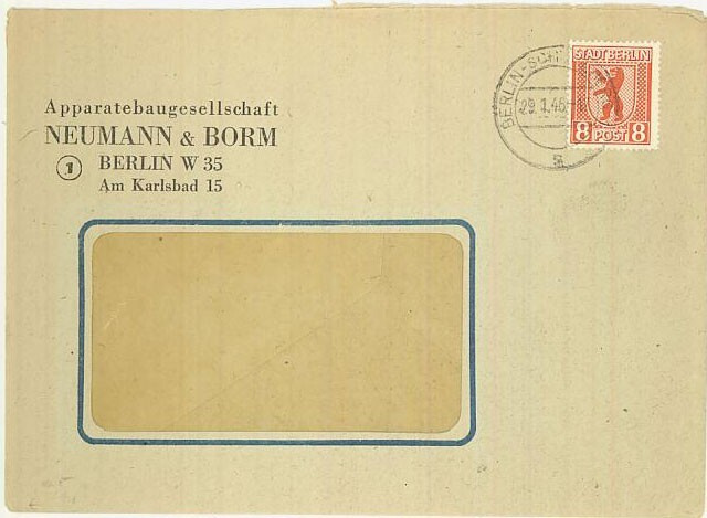 Saksa SBZ Mi 3 paikalliskieje