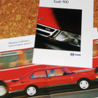 1991 Saab 900 esite - KUIN UUSI - 46 sivua - suom - pikkukuva 1
