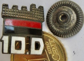 VANHA Ruuvimerkki Rähinäremmimerkki 10. Div