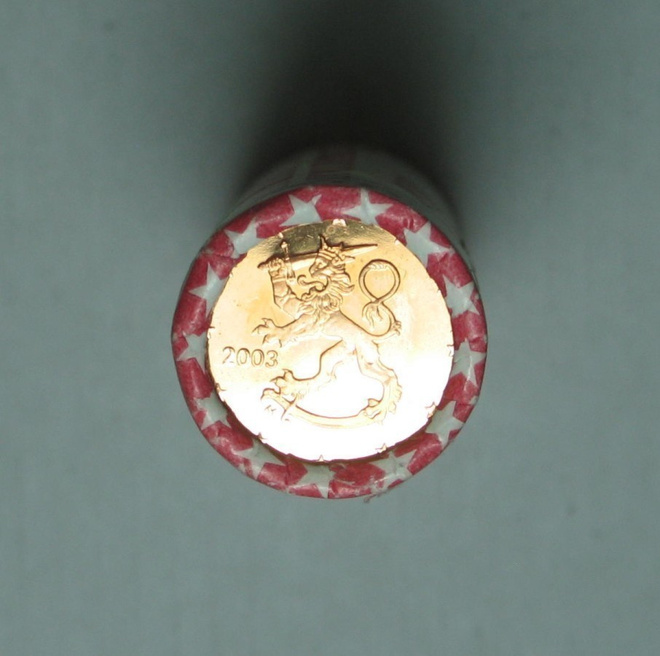 2003 SUOMI 5c rulla UNC, Vuosiluku näkyy