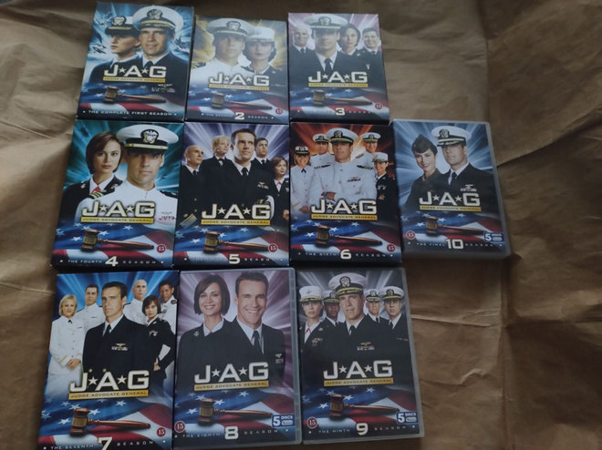 JAG judge advocate general kaudet 1-10 (DVD) (54 levyä)