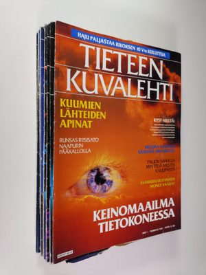 Tieteen kuvalehti vuosikerta 1992 (1-11, puuttuu nro 12)