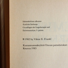 Viktor E. Frankl - Olemisen tarkoitus (Otava) - pikkukuva 2