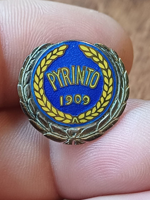 Hopeinen Pyrintö 1909 ruuvimerkki