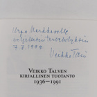 Veikko Talven kirjallinen tuotanto 1936-1991 (signeerattu... - pikkukuva 2