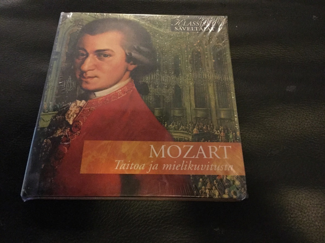 MOZART - TAITOA JA MIELIKUVITUSTA. CD. UUSI.