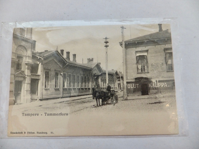 VANHA Postikortti Tampere Olutkauppa ennen 1905