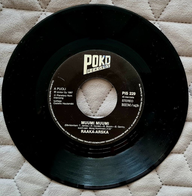 Raaka-Arska - Muumi Muumi 7” single 1987