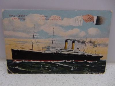 R.M.S ´CEDRIC´ VANHA LAIVAKORTTI
