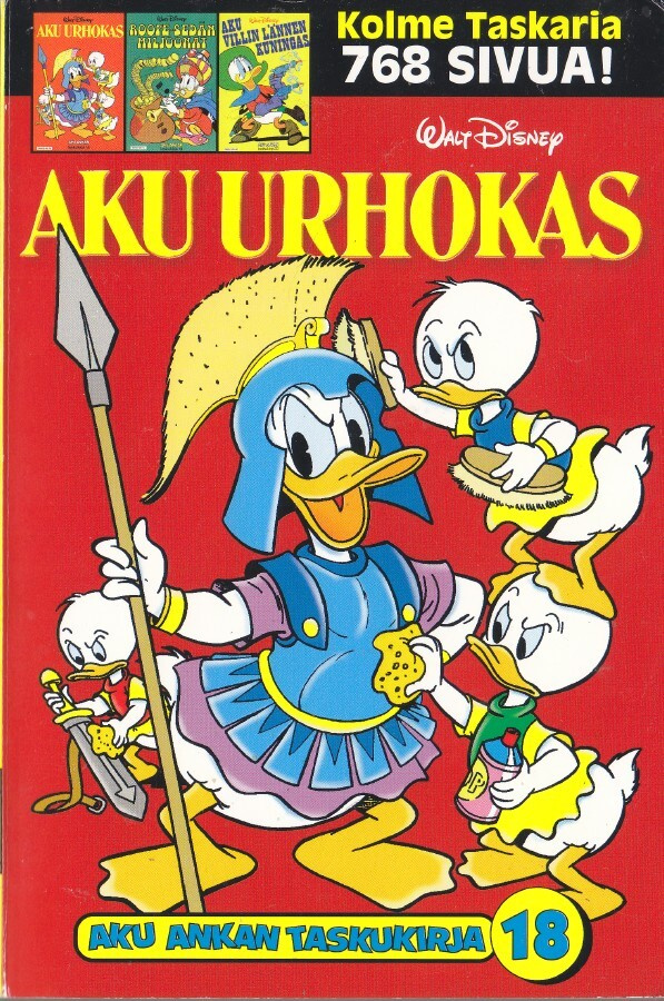 Aku Ankan tripla-taskukirja. Yhteispainos numeroista 18 - 20