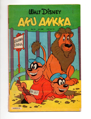 Walt Disney: Aku Ankka N:o 15 / 1980