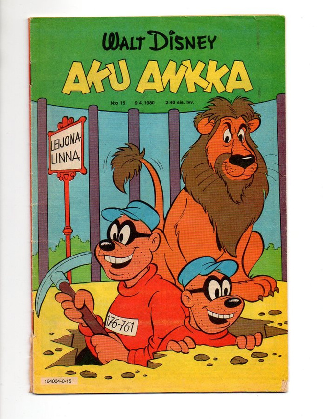 Walt Disney: Aku Ankka N:o 15 / 1980