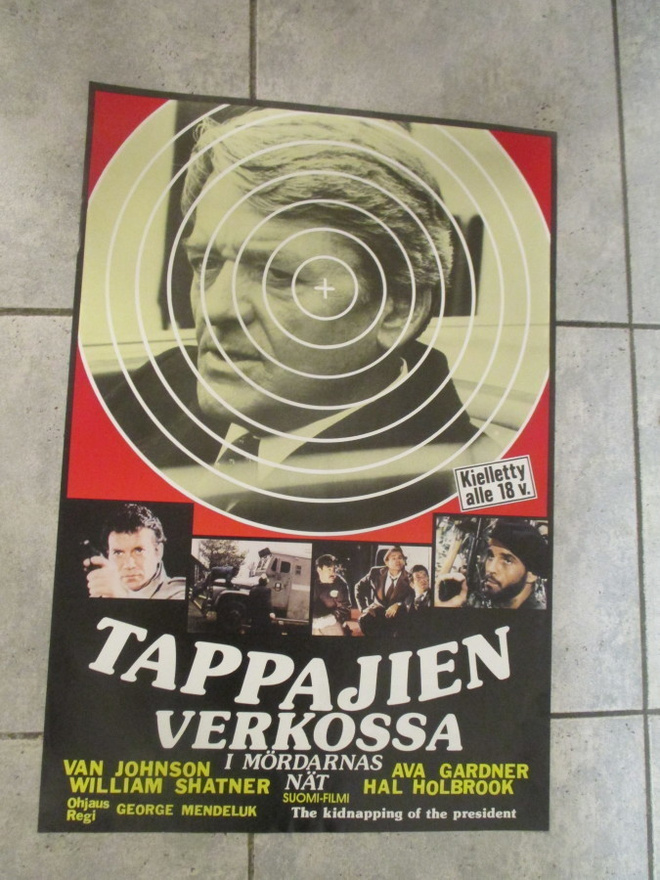 TAPPAJIEN VERKOSSA - vanha elokuvajuliste