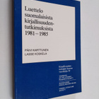 Päivi Karttunen : Luettelo suomalaisista kirjallisuudentu... - pikkukuva 1