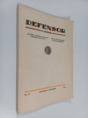 Defensor legis 12/1948
