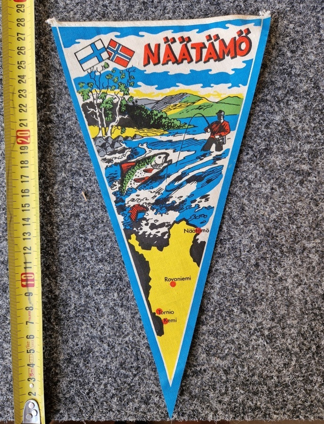 Näätämö vintage iso matkailuviiri