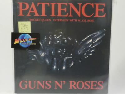 GUNS N ROSES - PATIENCE ROCKET QUEEN EX/EX+ GER 1989 LP