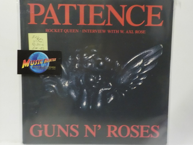 GUNS N ROSES - PATIENCE ROCKET QUEEN EX/EX+ GER 1989 LP