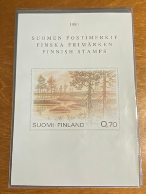 SUOMEN POSTIMERKIT 1981 VUOSILAJITELMA**