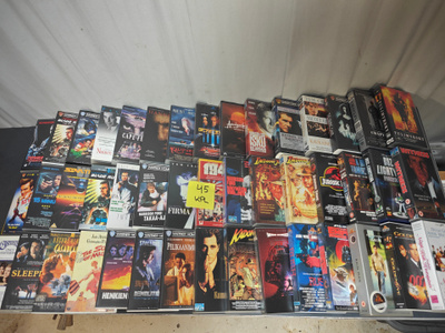 VHS filmejä 45kpl