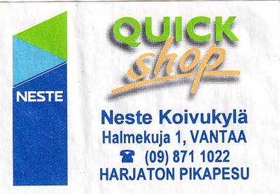 Vantaa. Koivukylä. NESTE    s14/2