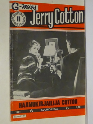 G-mies Jerry Cotton n:o 11 1981 - Haamukirjailija Cotton